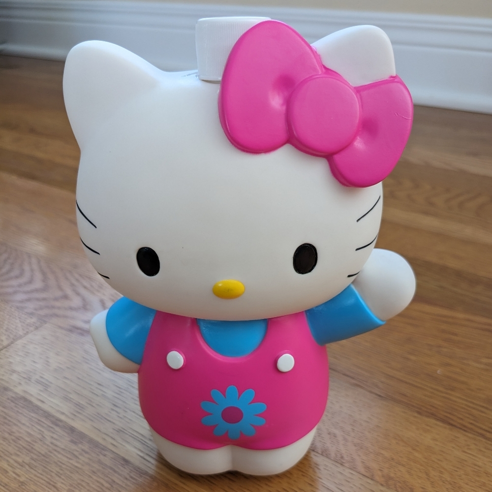 Hello Kitty bubble bath container empty 2001 Sanrio Vintage
